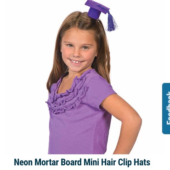 🆕 Mini Graduation Caps Clip On Party Hats (12 ct) - Picture 2 of 8